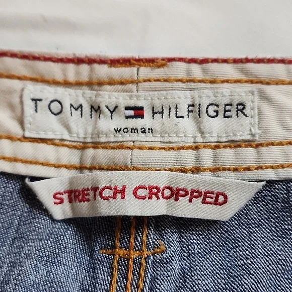 Size 18 Tommy Hilfiger stretch crop jeans. B44 - Picture 9 of 13